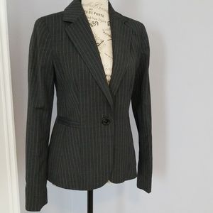 Calvin Klein Grey Pinstripe Blazer